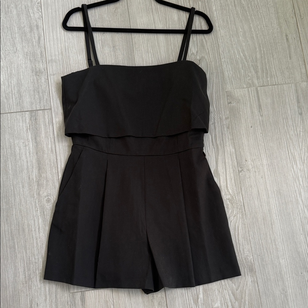 Club Monaco Sleeveless Romper with Pleated Shorts